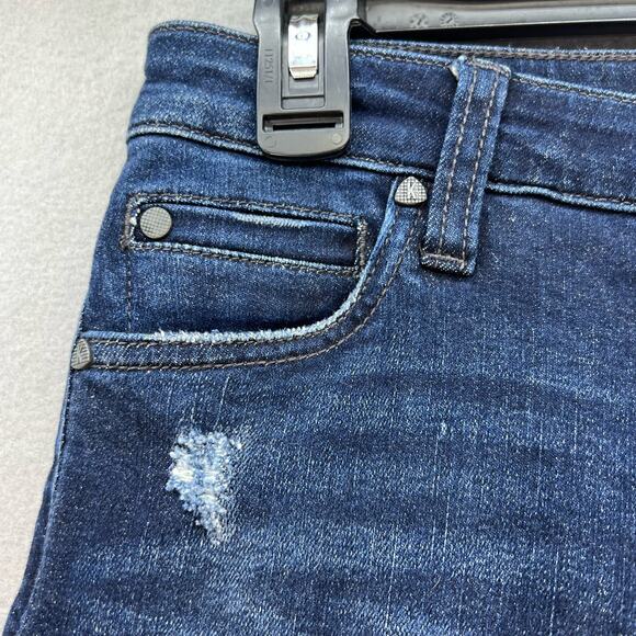 Kut From The Kloth Jeans Women's 0 Dark Blue Catherine Boyfriend Preppy Normcore - Picture 9 of 16